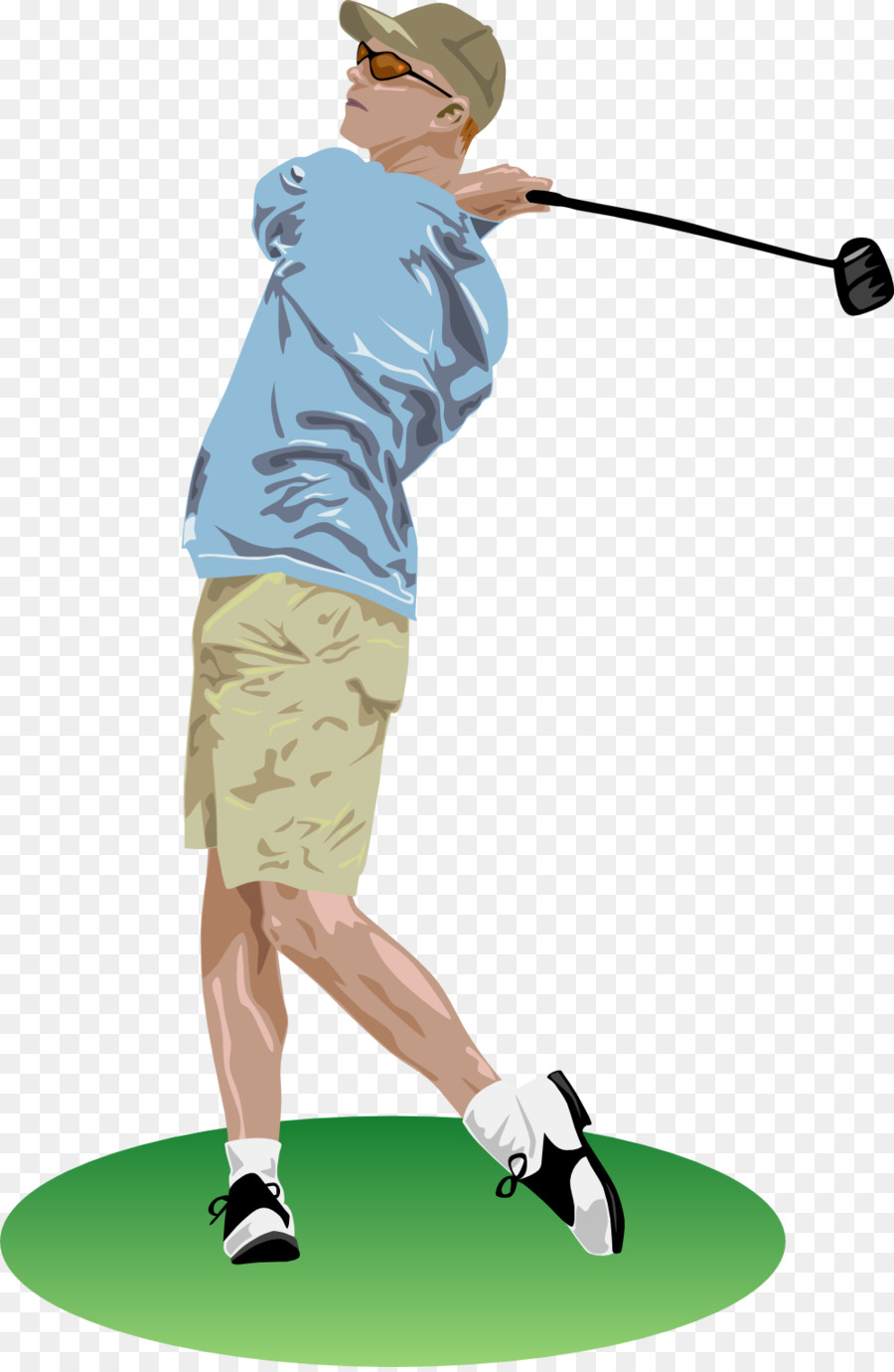 golf clipart golf player
