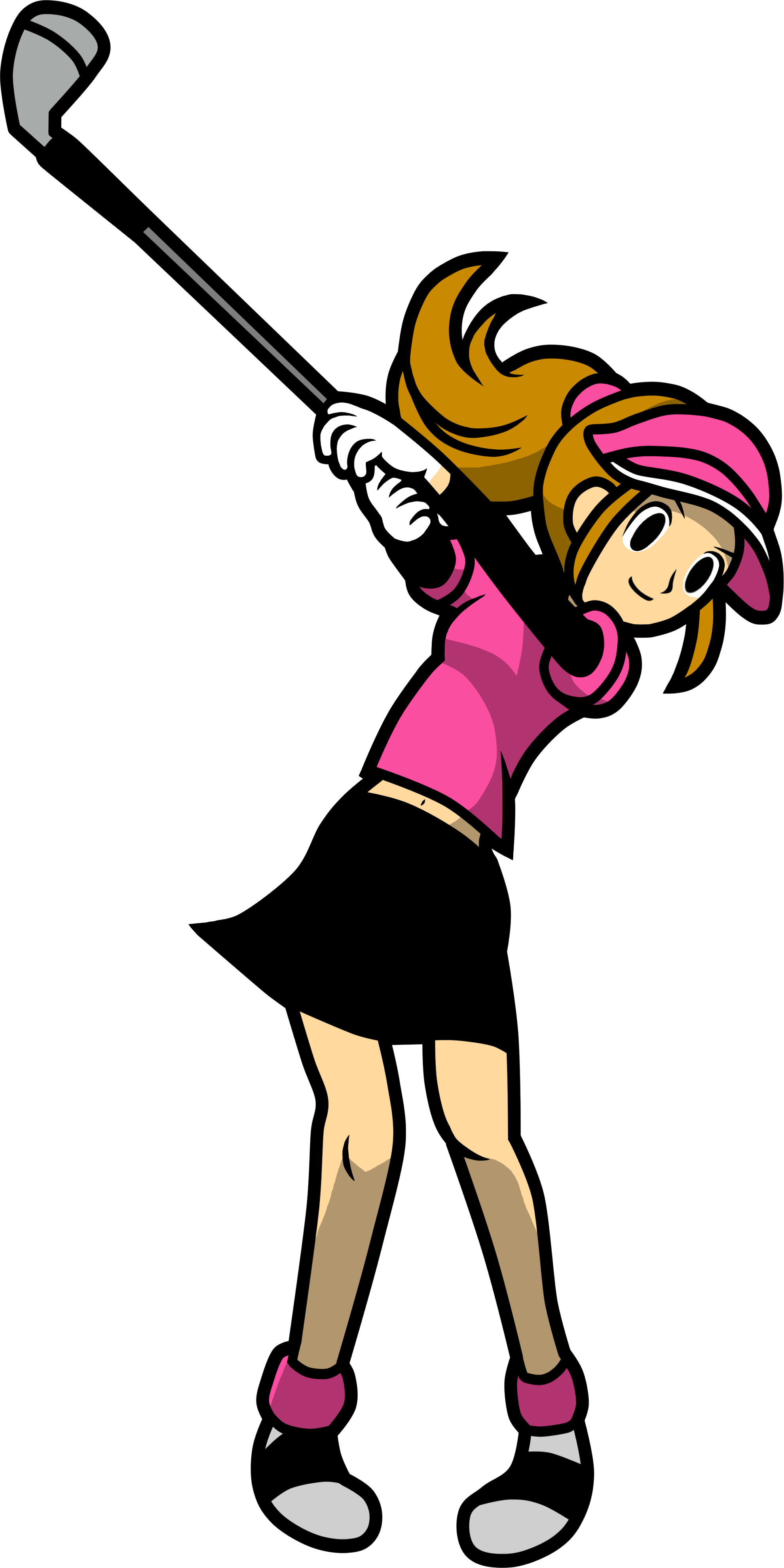 Heaven clipart beautiful place. Image female golfer perfect