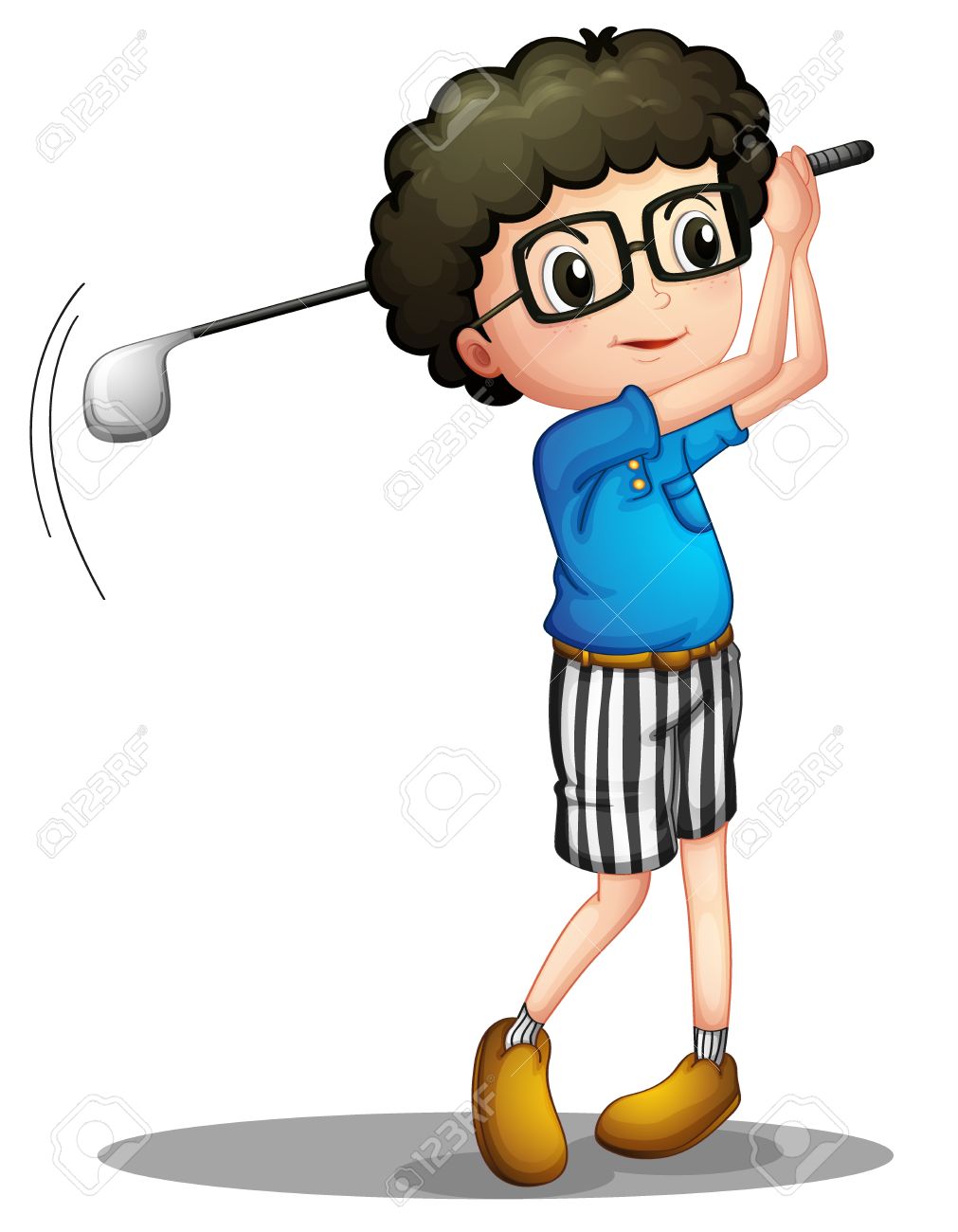golf clipart kid golf