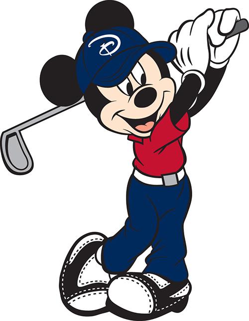 golf clipart mickey mouse