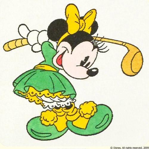 golf clipart minnie mouse