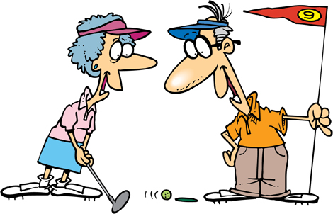 golf clipart retirement
