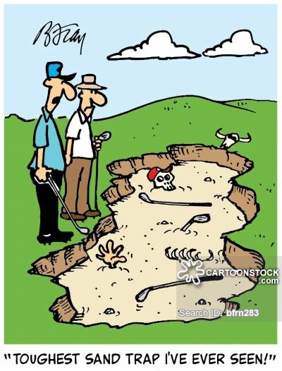 golf clipart sand trap