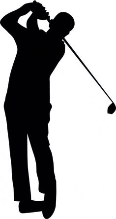 Golf clipart silhouette. Free cliparts download clip