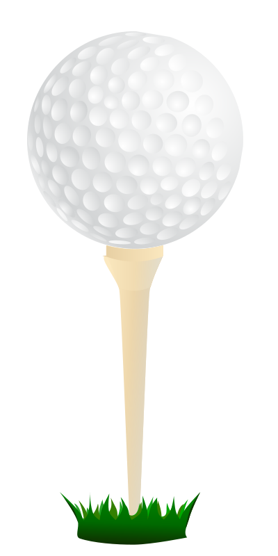 golf clipart tee drawing