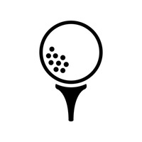 golf clipart tee icon