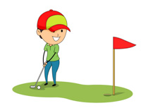 Sports free golf to. Golfing clipart