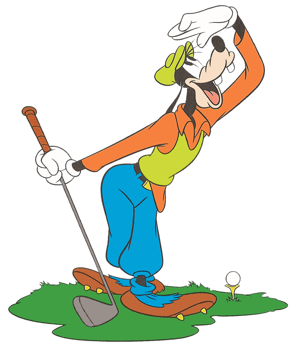 Golfer . Goofy clipart sport