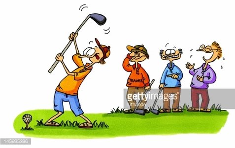 Golfer clipart beginner. Golf cartoons number premium