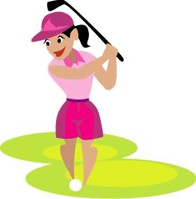 golfer clipart beginner