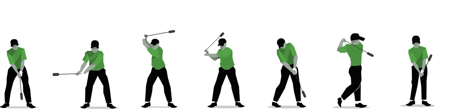 Golfing clipart golf ground. Swing silhouette at getdrawings