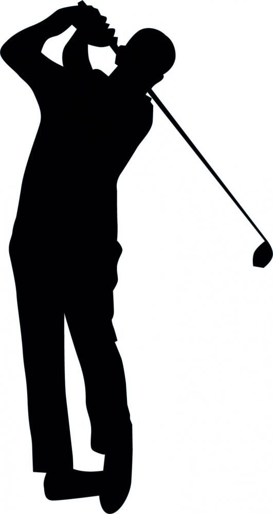 golfer clipart golf scene