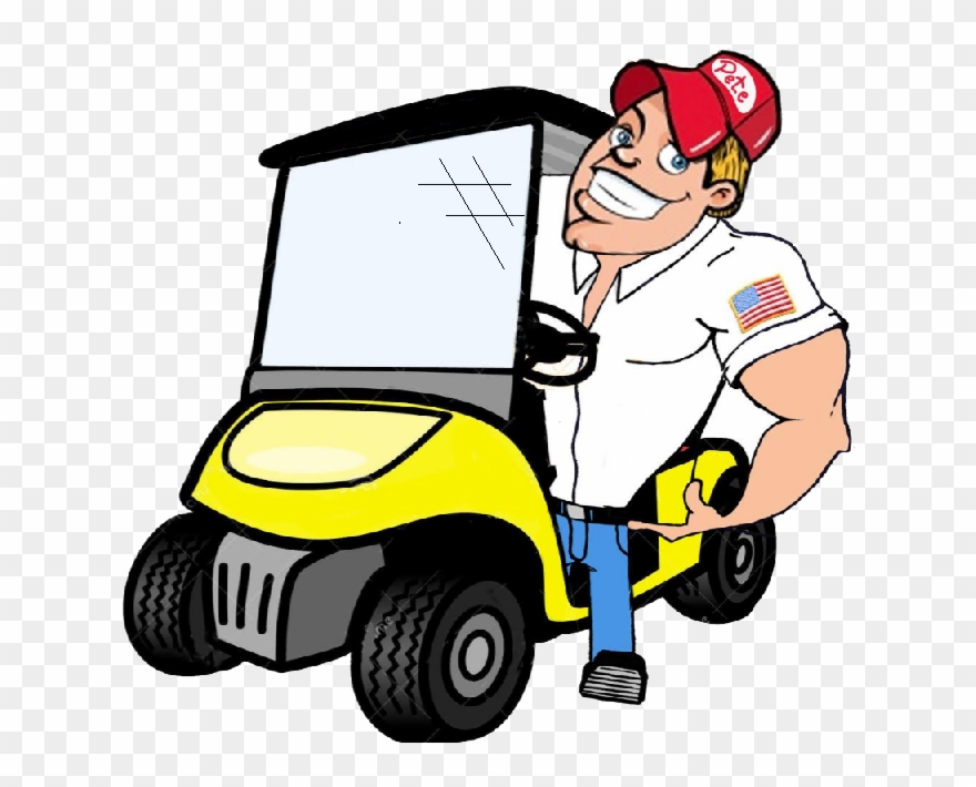 golfing clipart golf buggy