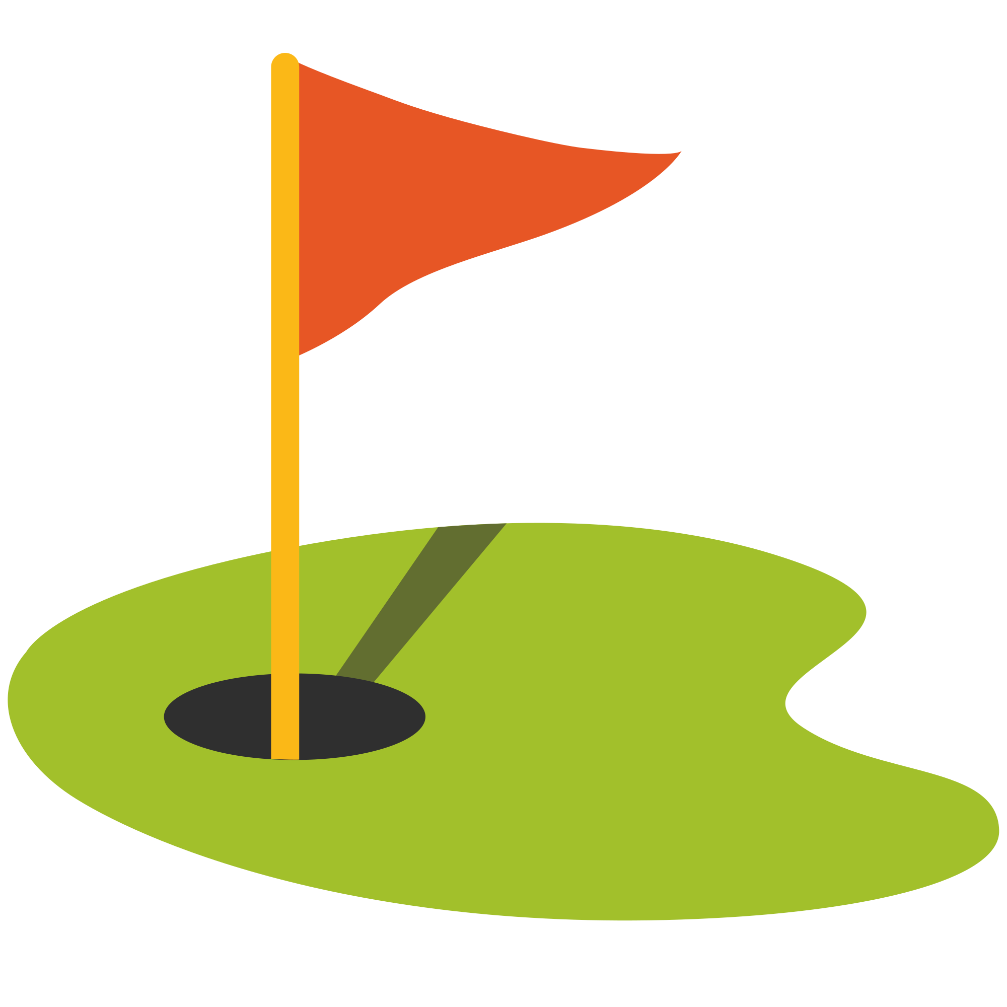 golfing clipart golf hole flag