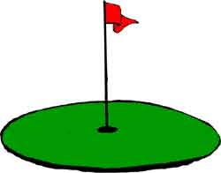 golfing clipart golf hole flag