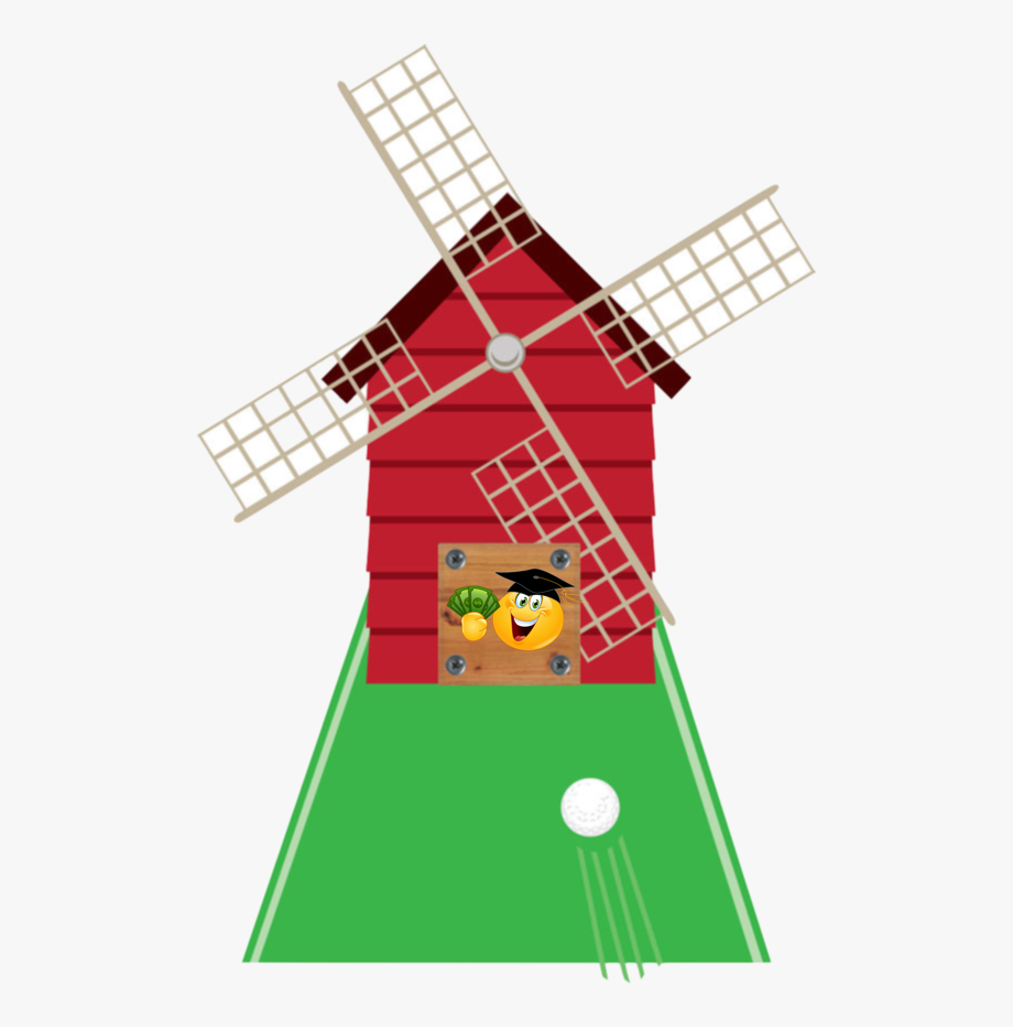 golfing clipart windmill