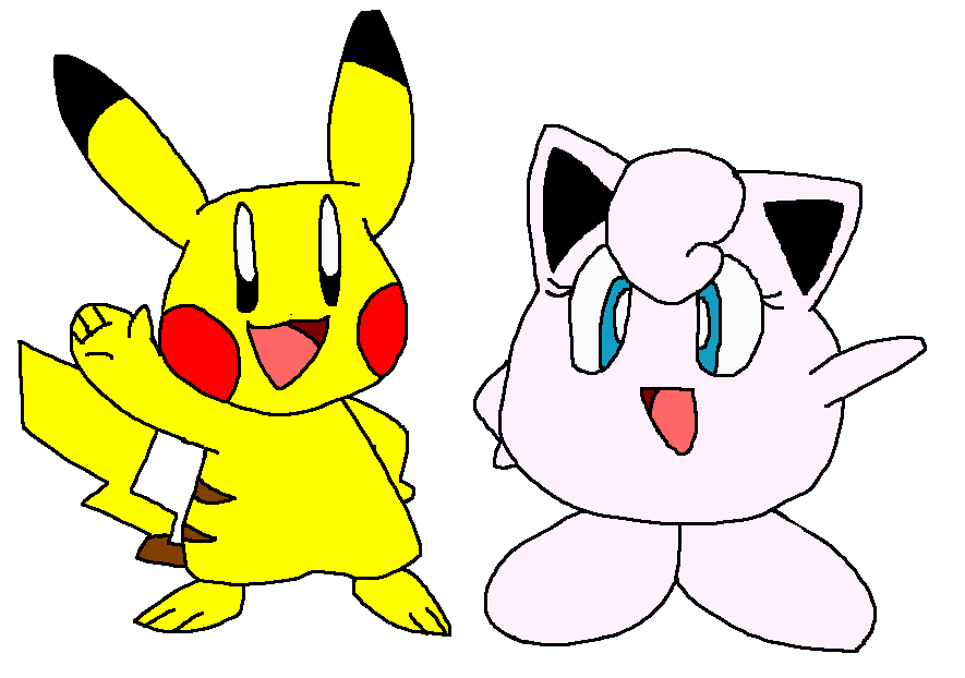 Pikachu and jigglypuff are. Good clipart 2 friend