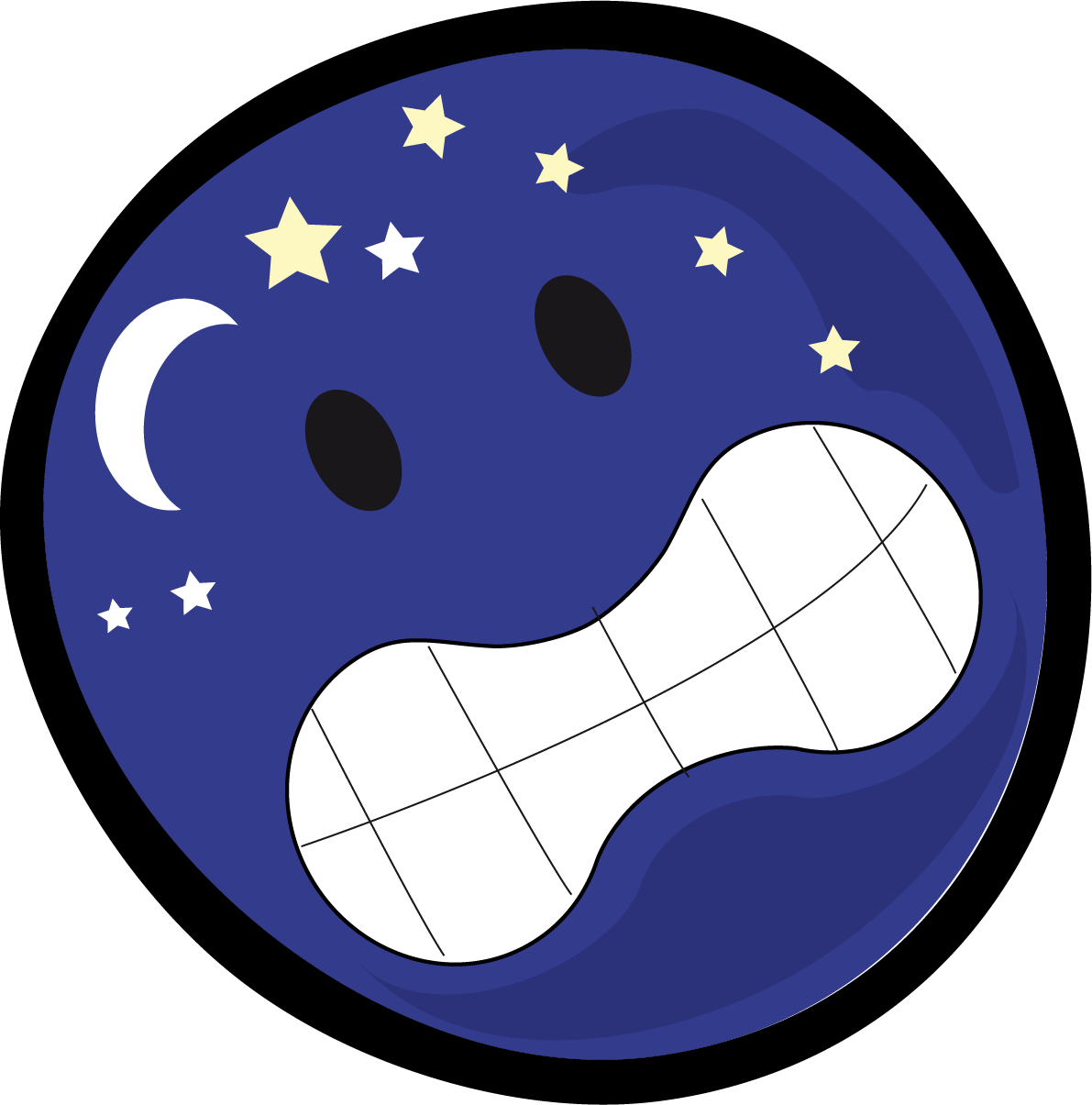 Night smiley clipartly comclipartly. Good clipart content face