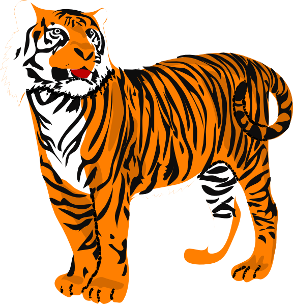 good clipart female tiger