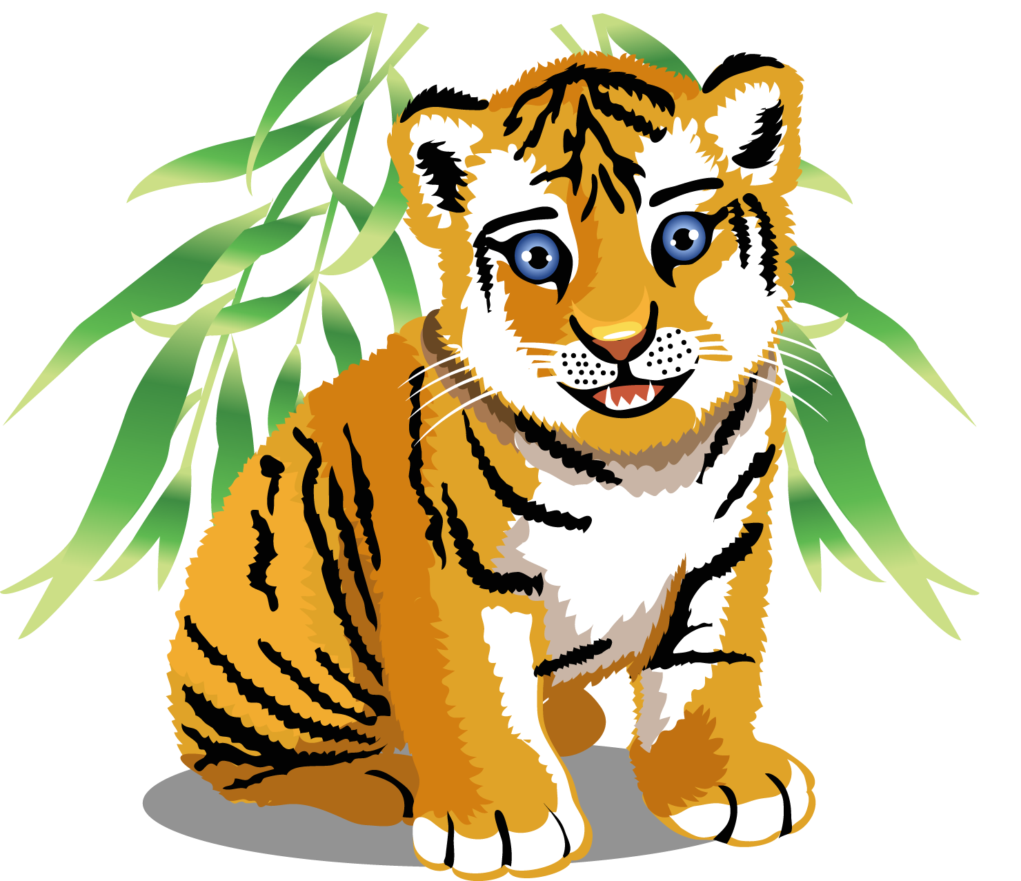 good clipart jungle tiger