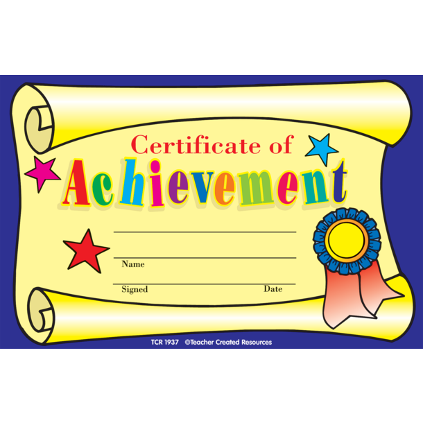 good clipart recognition certificate