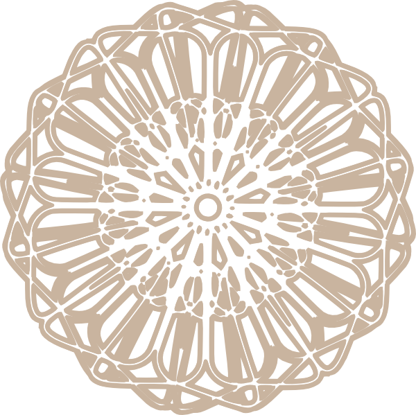 Tan flower clip art. Good clipart rosette