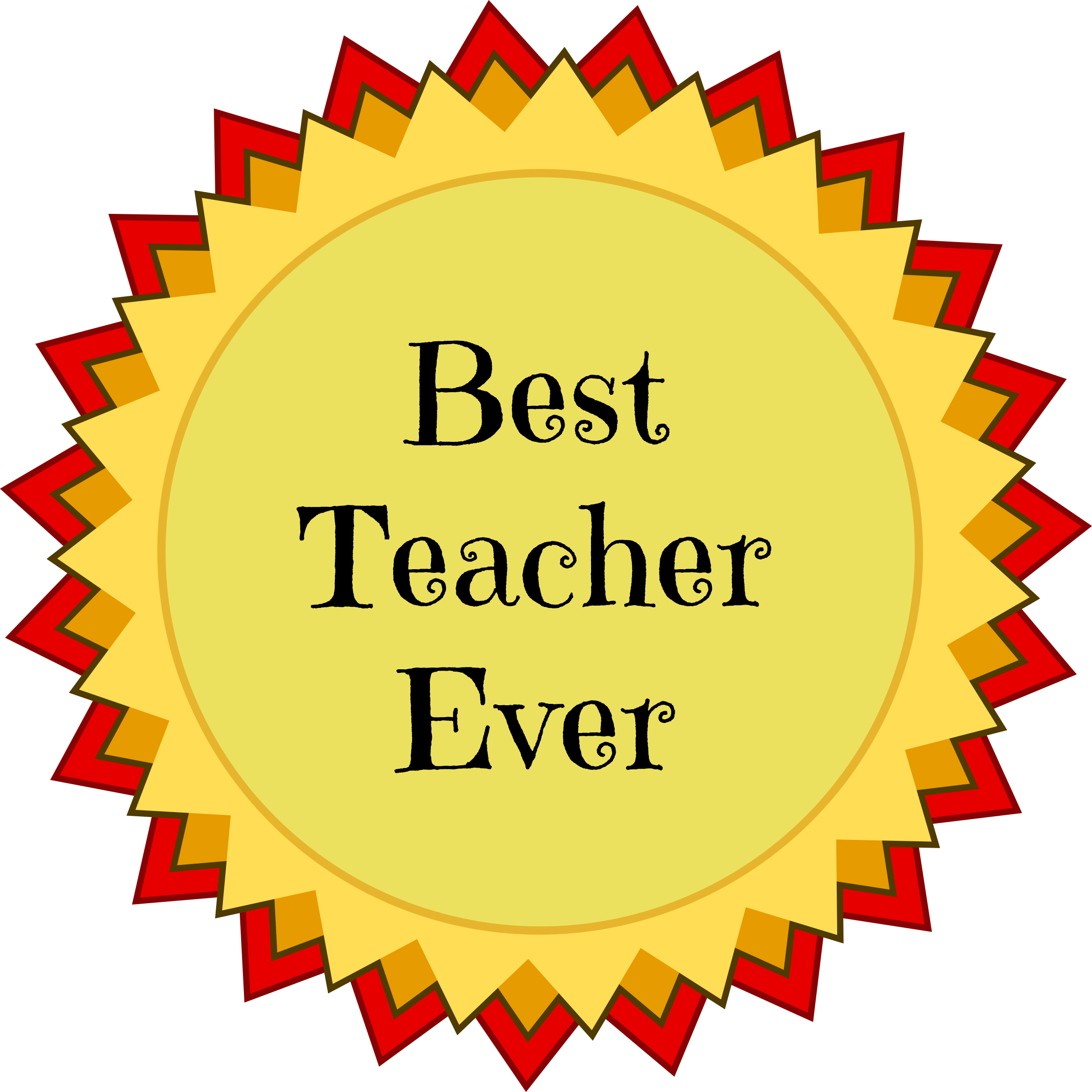 good clipart teacher award