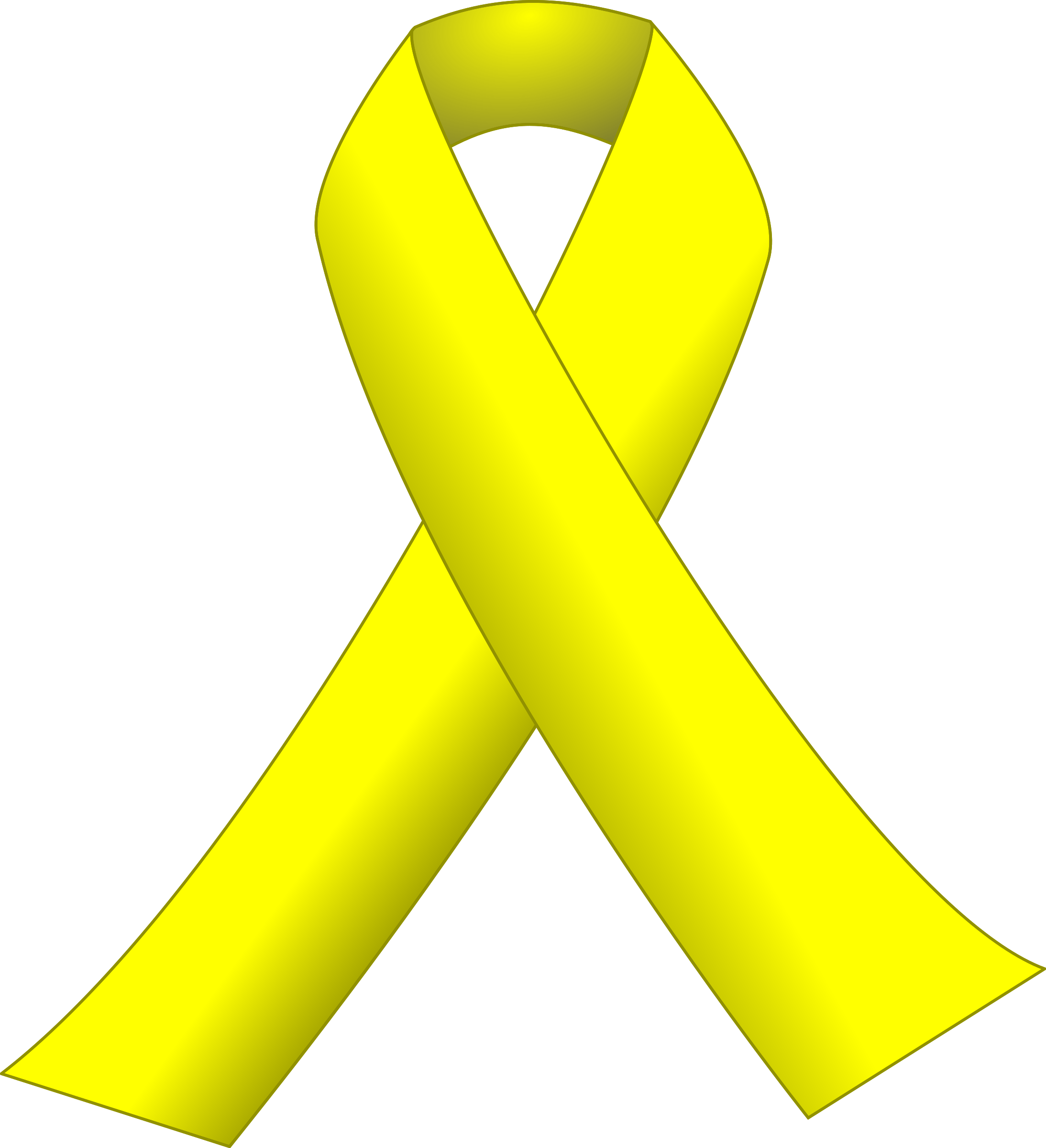 good clipart yellow ribbon