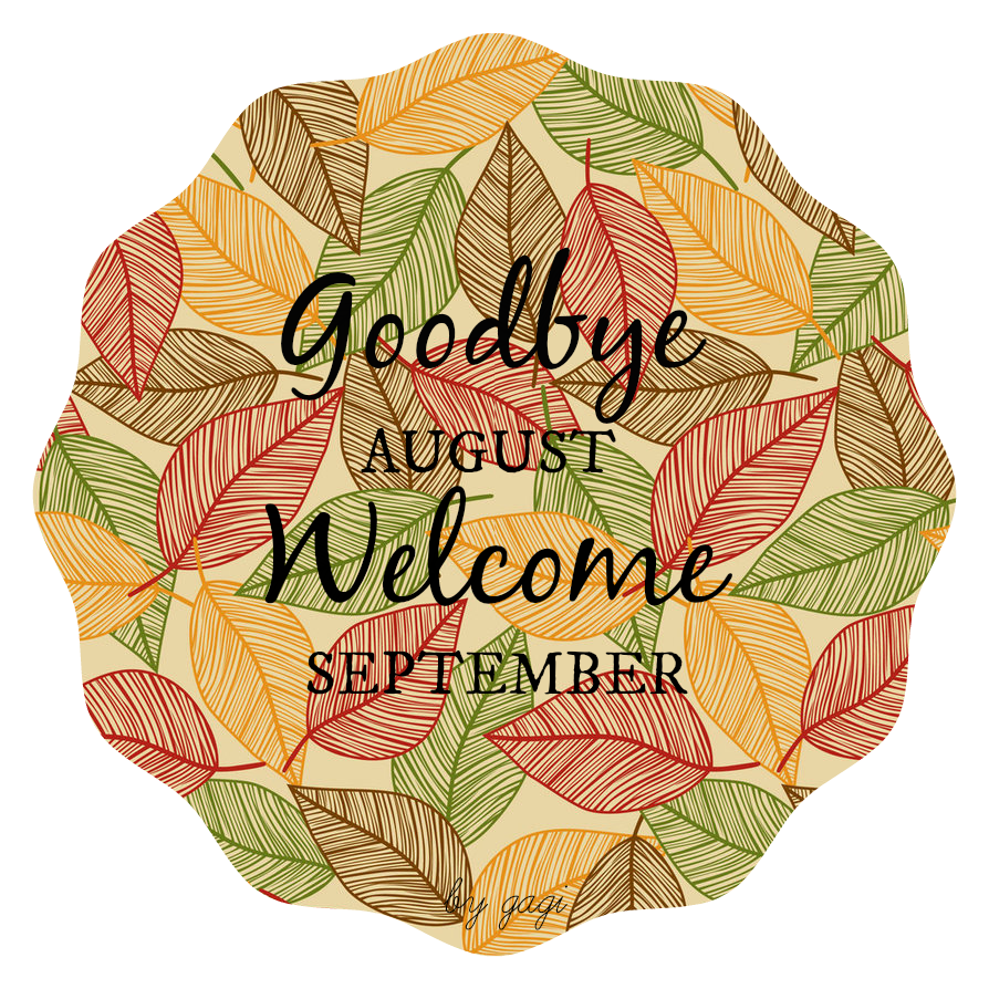 Goodbye clipart august. Welcome september drawing by