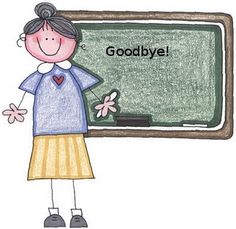 goodbye clipart class