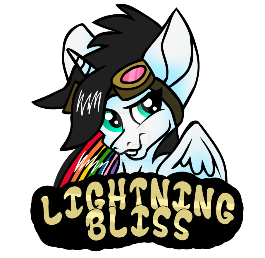 Lightning bliss pin design. Goodbye clipart mum