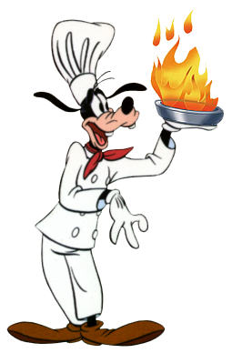 goofy clipart chef