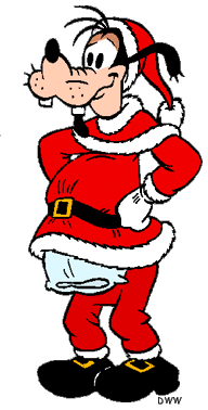 Goofy clipart santa. Christmas disney ornaments 