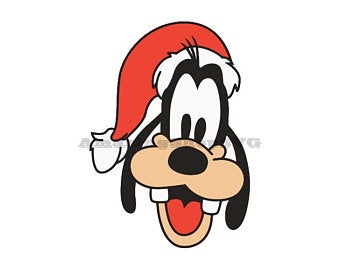 goofy clipart santa