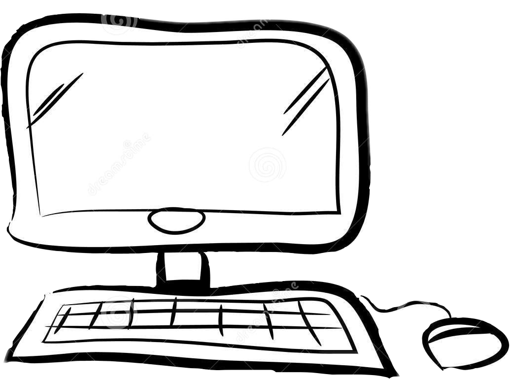 Computer freetoedit. Google clipart doodle
