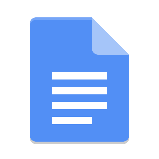 Papirus apps iconset development. Google docs icon png