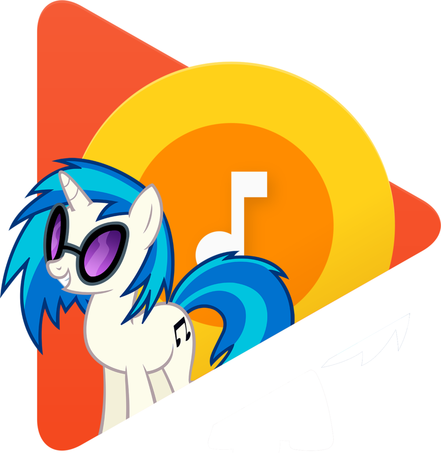 Google play music icon png. New dj pon by