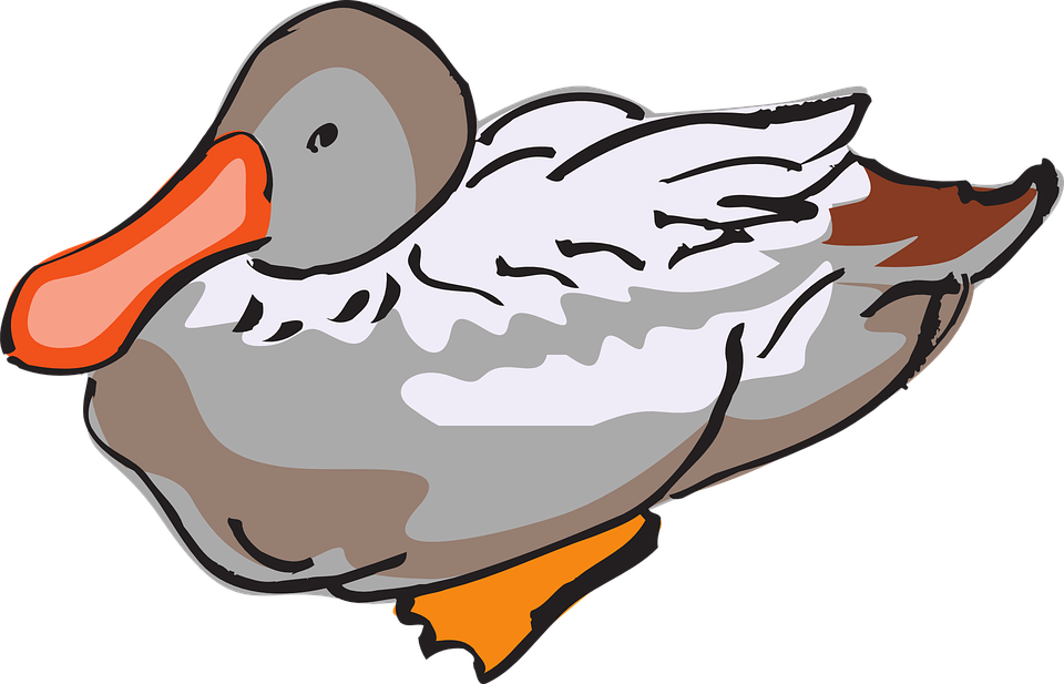 goose clipart cartoon
