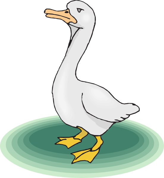goose clipart cartoon