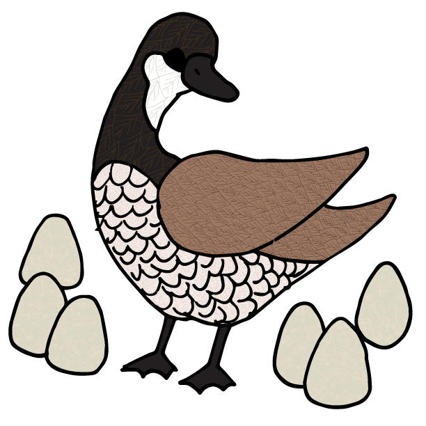 goose clipart geese a laying