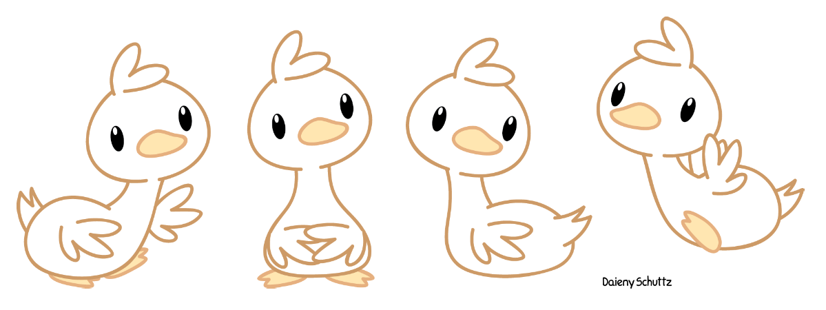 Little by daieny on. Goose clipart illustration