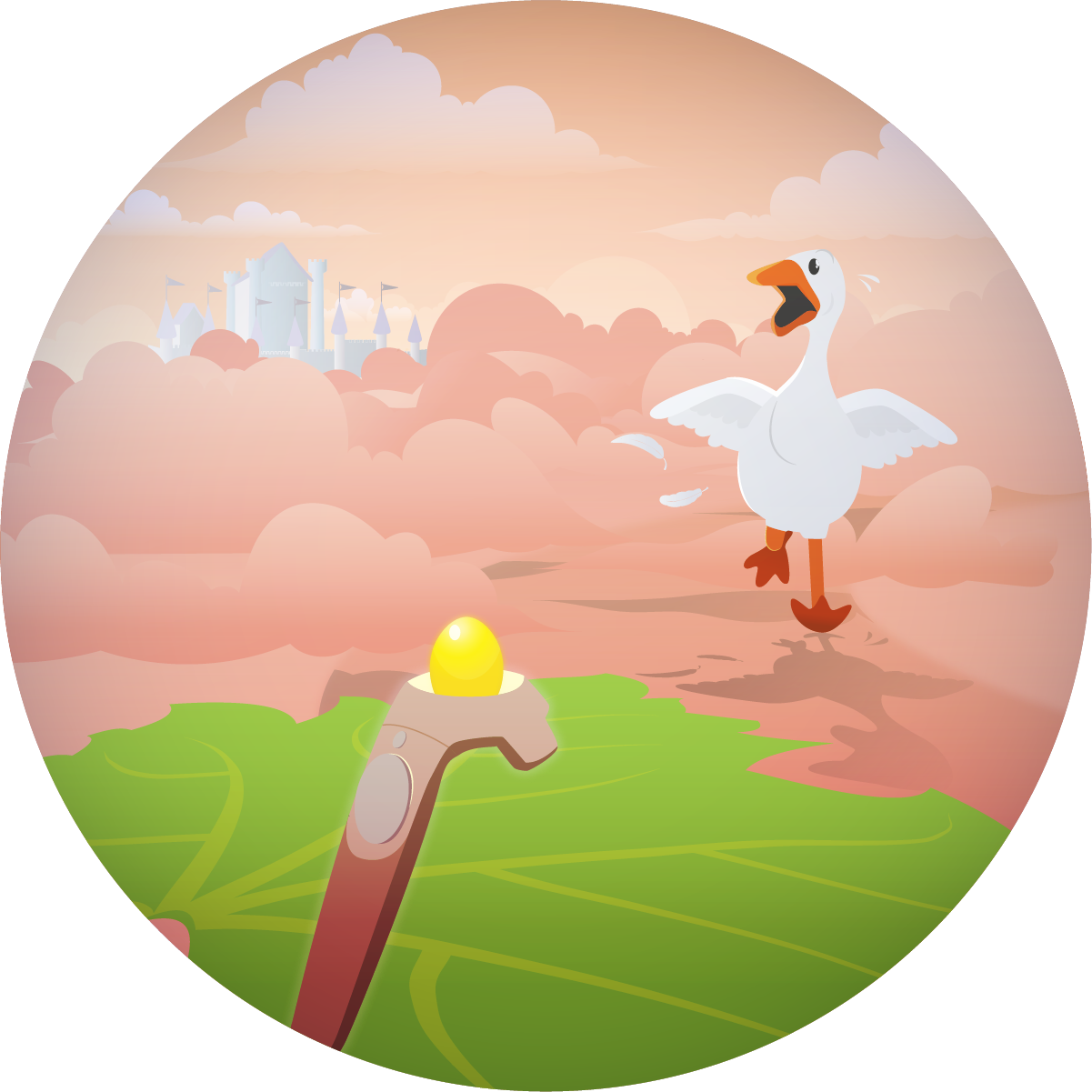 goose clipart jack and the beanstalk