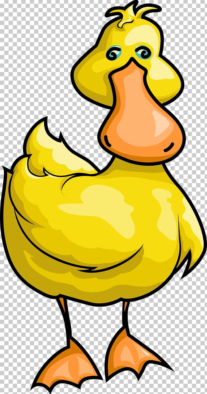 goose clipart yellow