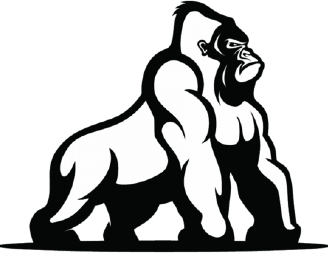 logo with black gorilla