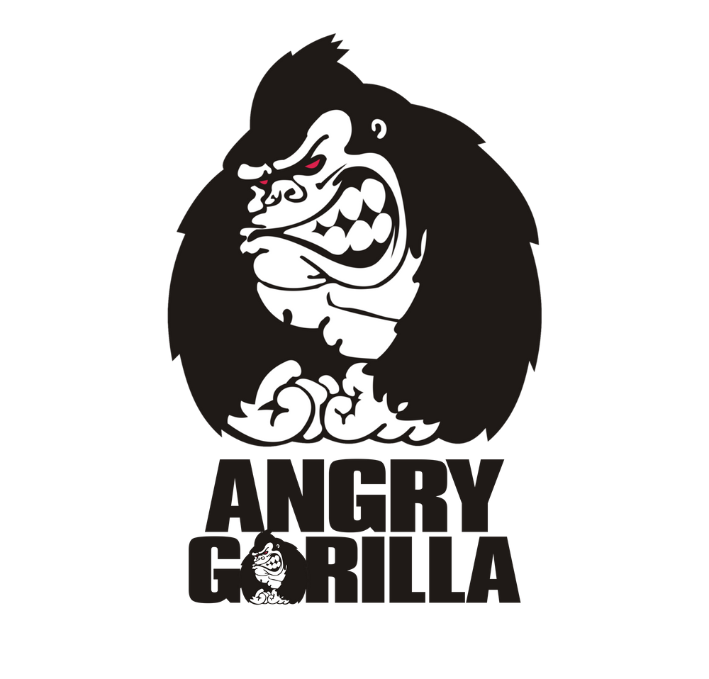 gorilla clipart angry