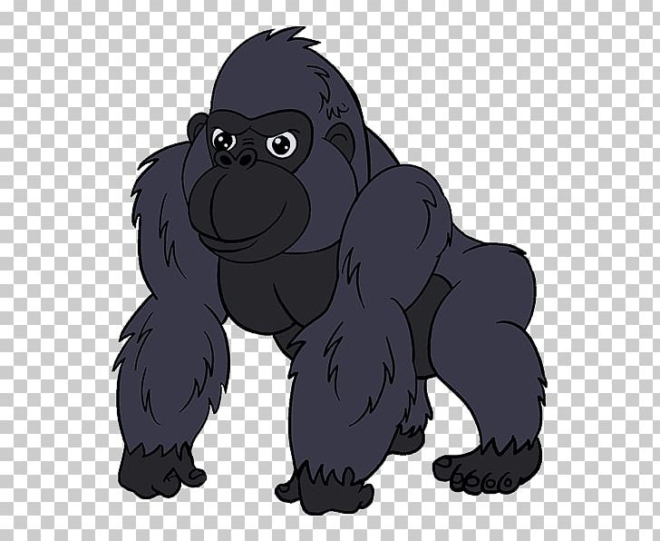 gorilla clipart animated