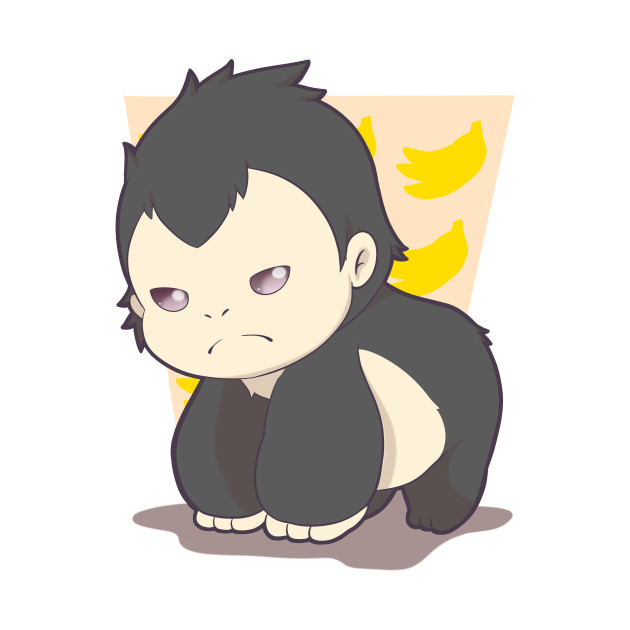 gorilla clipart chibi