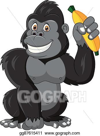 gorilla clipart drawing