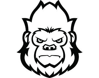 gorilla clipart gorilla head