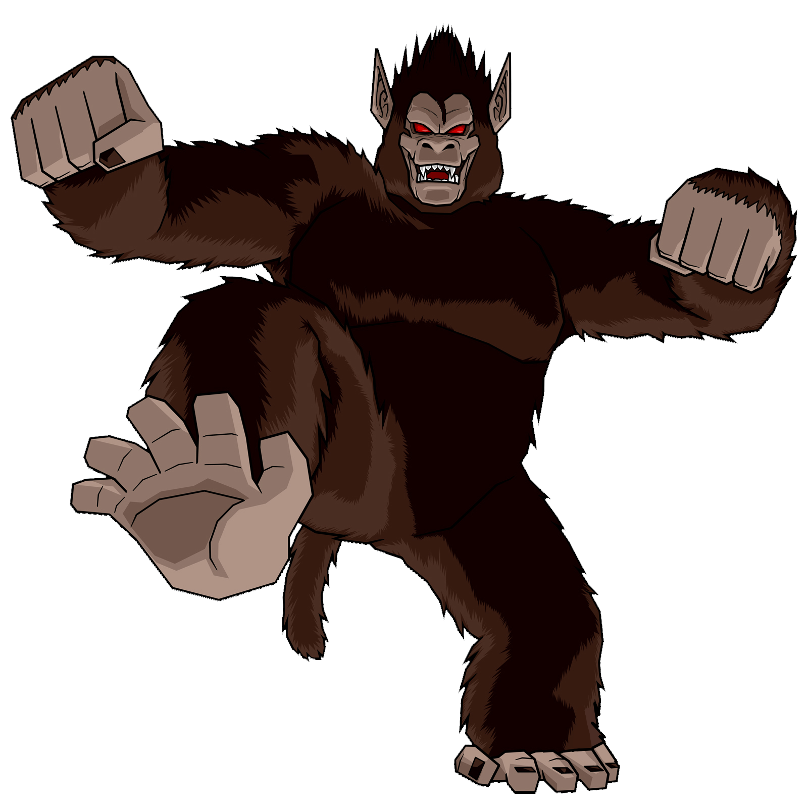 Gorilla clipart muscle. Image taro the great
